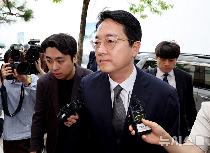 '묵묵부답' 심우정 전 검찰총장 2차 종합특검 출석 [뉴시스Pic]