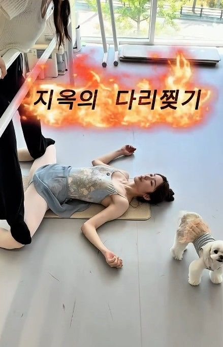 성해은, 발레복 입고 극한 발레 동작 도전