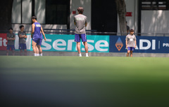 32강 '경우의 수' 세는 홍명보호…일단 벨기에전 대비 훈련 [뉴시스Pic] 