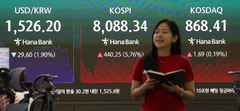외환시장 24시간 개장 첫 날…원·달러, 오전 9시 1536원대
