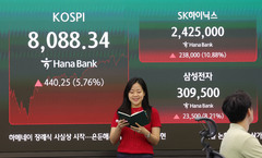 코스피, 8100선 출발…삼성전자 4%·SK하이닉스 2%대 강세