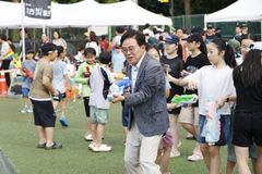 강서구, 우장산 축구장서 그린 빛 페스타 물총놀이 진행
