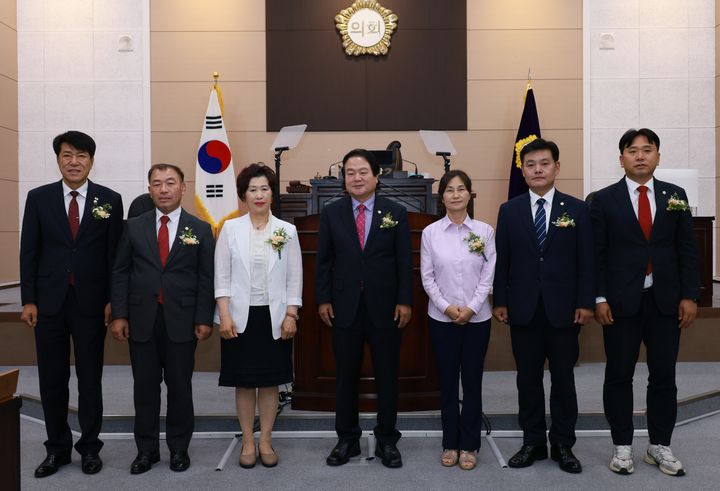 제10대 금산군의회, 전반기 의장에 전연석 의원