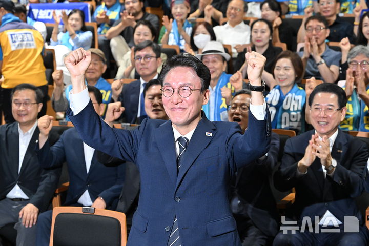 '당권 도전' 김민석 "여당다운 여당 만들어 낼 것" [뉴시스Pic]
