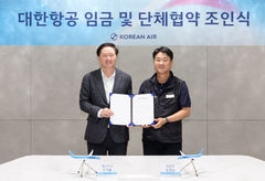 대한항공, 임단협 타결…임금 2.5% 내 인상·합병 공로금 200만원