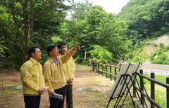 주대영 국립공원공단 이사장, 경주 토함산서 장마철 '안전 점검'