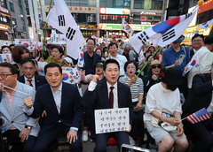 국힘, 張 '재선거 요구 집회' 잇단 참석에 "국민적 공분 담아내는 의미"