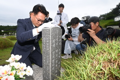 광주 찾은 송영길 "민주주의 위기 때 앞장서는 사람이 지도자"