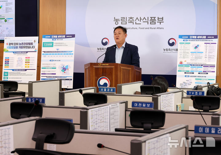 농식품부, 농촌관광벨트 시범모델 개발 발표