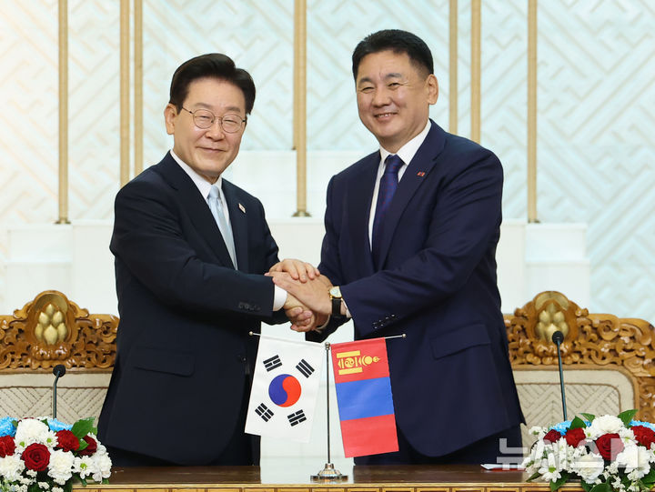 이재명 대통령, "한-몽 황금시대 열자" [뉴시스Pic]