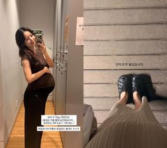'혼전임신' 김지영, 필테샵서 "저 70㎏ 찍었어요"