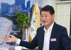 [인터뷰]김성수 해운대구청장 "성장과 도약의 4년 만들 것"