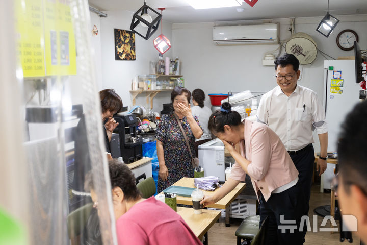 광주 전통시장 찾은 송영길 전 대표