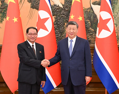 北 박태성 총리, 시진핑 예방…中서열 3위 자오러지 회동도