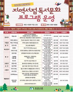 부산 지역서점 15곳, 특강·독서토론 등 문화 행사 열려