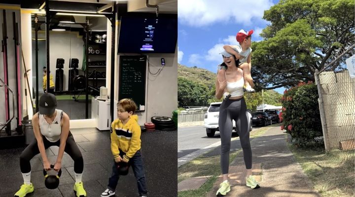 사유리, '자기관리 끝판왕'의 탄탄한 보디라인…건강미 비결은 '스쿼트' 루틴?
