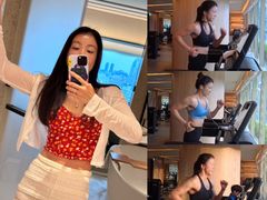 '근육 엄청나네'…이시영, 방콕 여행에서도 매일 '러닝'