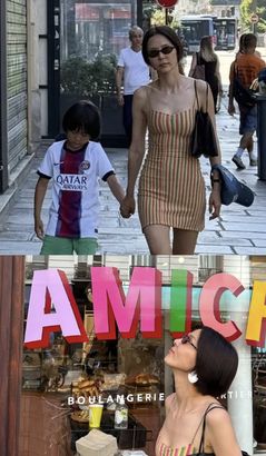 김나영, 파리 뒤집은 '뼈말라' 몸매…초미니 원피스 눈길