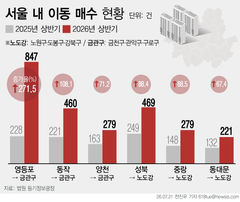 대출 막히자 '하향 이동' 뚜렷…성북은 노도강, 영등포는 금관구로