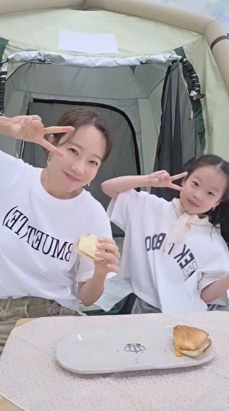 소유진, 백종원 닮은 막내딸 공개…훌쩍 큰 근황