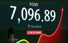 코스피 4.40% 상승 마감