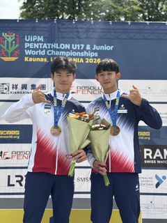 근대5종 유망주 신현규-김동원, U17 세계선수권서 동메달 수확