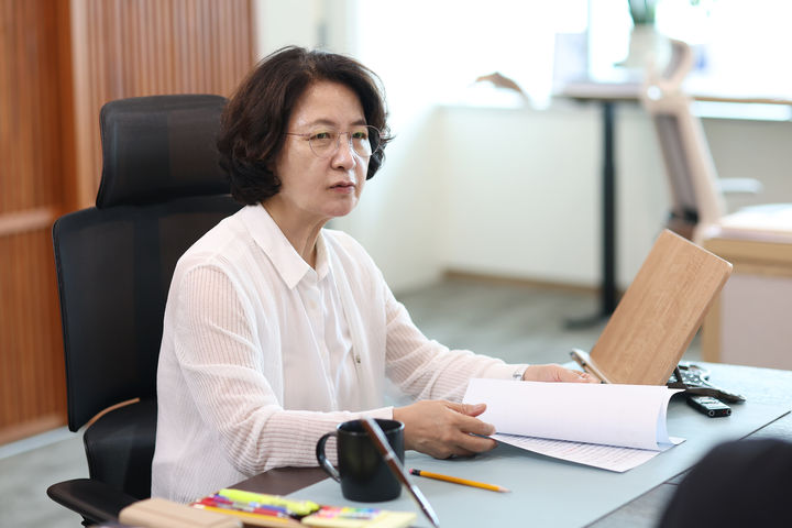 추미애 "삼전·닉스 반도체 공정수 방류 최소화" 재차 요구