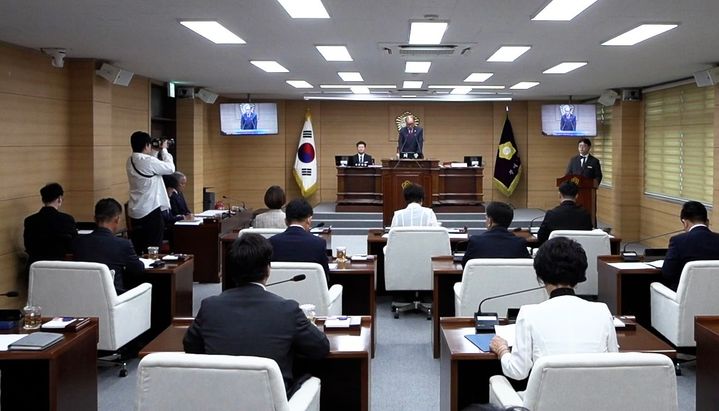 부여군의회, 302회 임시회 개회…17개 안건처리 예정