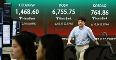 반도체주 투매에 코스피 5% 급락…매도 사이드카 발동