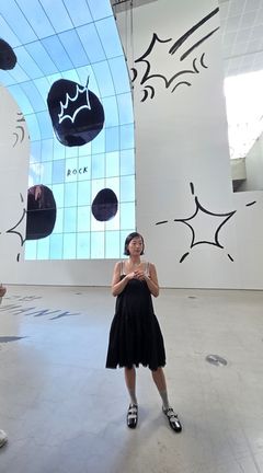 16.6m 곡면 OLED 스크린 서울박스 활기…김 크리스틴 선 개인전