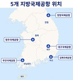 지방공항 중심 ‘5대 관광권’ 만든다…문체부, 수요조사 착수