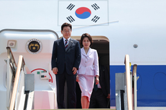이재명 대통령, 미국·남미·독일 순방 일정 마치고 도착