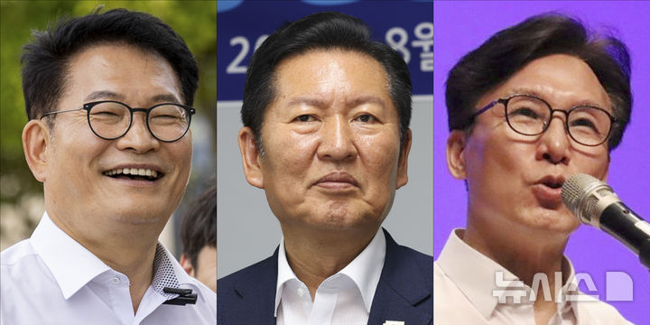 "게임 끝났다" vs "내가 과반"…鄭·金 박빙 전대 서로 우위 주장(종합)