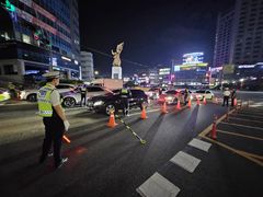 충남경찰, 광복절 폭주족 특별단속…위법행위 186건 적발 