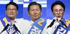 김민석, 호남권 승리로 누적 52.21% '과반 선두'…정청래에 14.07%p 앞서(종합)