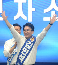 김민석, 與 텃밭 호남서 과반 압승으로 우세 선점…'마지막 승부처' 서울·경기 주목