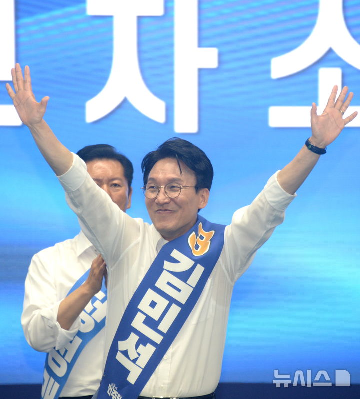 김민석, 與 텃밭 호남서 과반 압승으로 우세 선점…'마지막 승부처' 서울·경기 주목