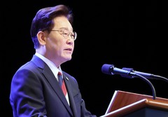 경축사 하는 이재명 대통령