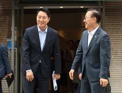 김윤덕 "녹지 훼손 부지활용" vs 오세훈 "공원화 원칙"…용산공원 놓고 세번째 담판