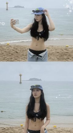 '빵꾸똥꾸' 해리 어디 갔나…진지희, 비키니로 뽐낸 성숙미
