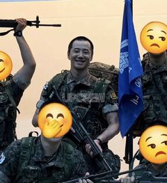 군대 간 이준영, '중대장 훈련병' 됐다