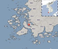 해남서 규모 2.5 지진…감지·피해 신고 없어