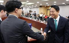 손 잡는 오세훈-한동훈