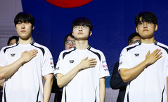 '페이커' 출격한 한국 LoL, 3전 전승으로 준결승행(종합)[나고야AG]