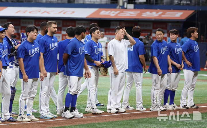 선두 추격 바쁜 삼성, 키움에 3-3 무승부