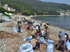 동부권역 10개 국립공원사무소, 거제 집중호우 피해 복구 지원