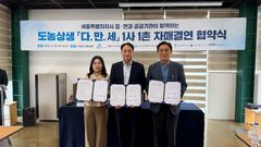 축평원-세종 금남면 '1사1촌' 자매결연…도농상생 협력
