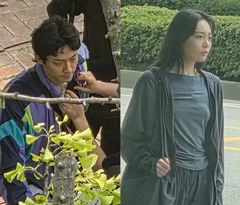 이도현 맞나…수염에 곱슬머리까지…차기작 촬영장 포착