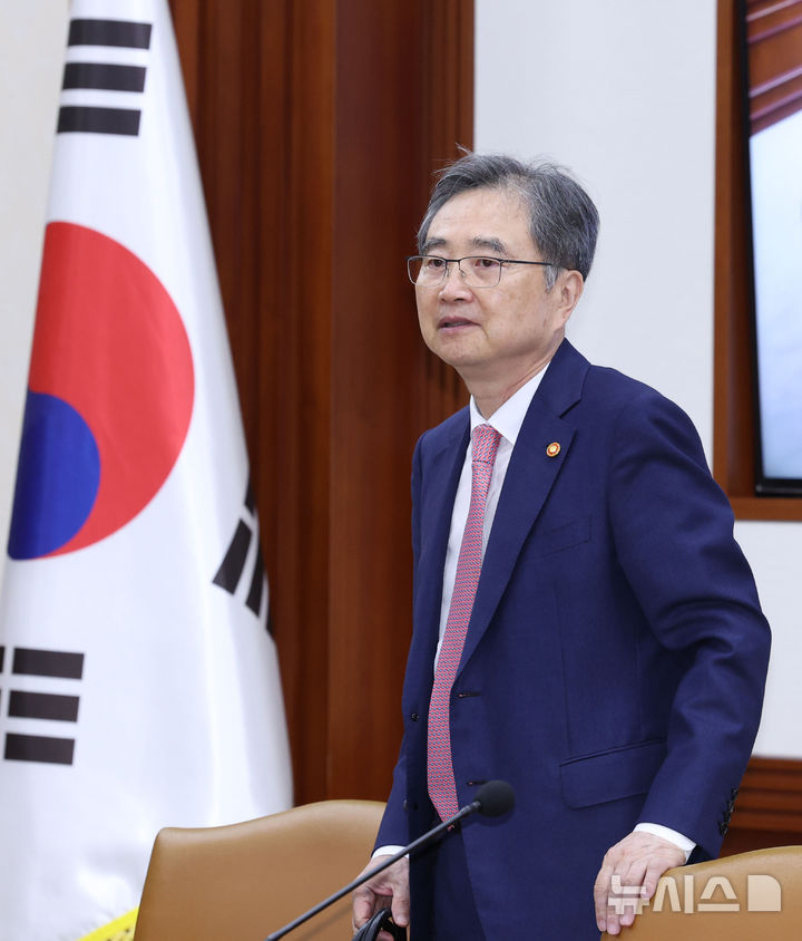 대외경제장관회의 참석하는 조현 장관