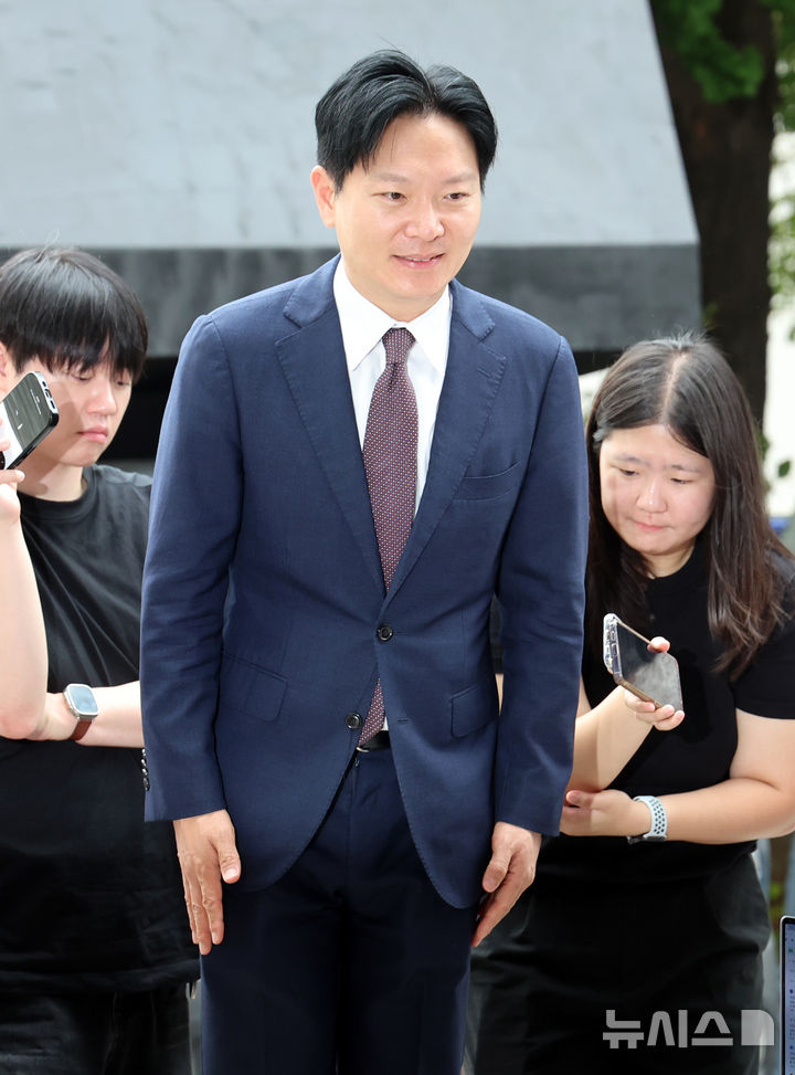 광수대 출석하는 박상용 검사